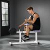 Adjustable Steel Seated Calf Raise Exercise Strength Training Gym Equipment, Purple