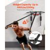 Multifunctional Pull Up Bar, Wall Mounted Chin Up Bar Dip Station for Home Gym, Heavy Duty Steel Upper Body Workout Pull Ups