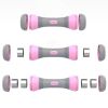 1 pair Ladies Adjustable Dumbbells Fitness Equipment Barbell Tablets Cast Iron Coated Plastic Yoga Dumbbell Plastic Dumbbells 2 Kilos to 4kilos W